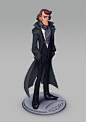 Sherlock, Max Grecke : Sherlock statue design.