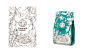 红豆薏仁粉 燕麦包装设计-古田路9号-品牌创意/版权保护平台