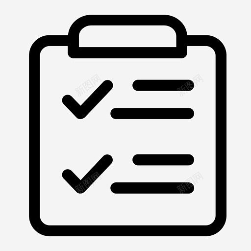 检查表待办事项标记图标 标识 标志 UI图标 设计图片 免费下载 页面网页 平面电商 创意素材