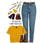 Runaway // Matt Corby

#fashion #StreetStyle #casual #ootd #college #jeans #highwaist #belt #boots #ribbed #top #yellow #denim #scarf #burgundy #book #simple #fall #uni

Created in the Polyvore iPhone app. http://www.polyvore.com/iOS