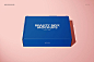 快递纸盒飞机盒包装设计PSD样机贴图 Mailing Box 3 Mockup Set