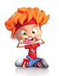 Cartoon Kid Character #kid #character #child #3D