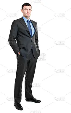 年轻的商人