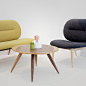 吱音神马单人椅布艺沙发北欧小户型设计师咖啡客厅工作室极美家具-淘宝网
