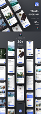 #APP模板#
旅行/游机票预订航班列表详情支付通知app ui源文件 fig模板