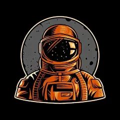 宇航员太空人插画矢量图设计素材
