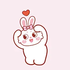 蜜糖兔表情包-08