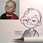 插画师 Robert DeJesus 将真人绘制成Q版漫画肖像 ​​​​