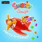 Promo art for Sweety Swipe IOS game : Promo art made for Sweety Swipe IOS game. Based on characters made by @Julia Khartsyzova - Kotenko (https://www.behance.net/Julko). 