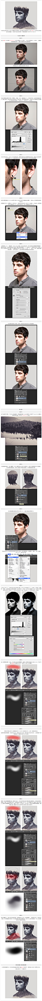 【翻译教程】大热！用PS快速打造双重曝光效果 双重曝光 后期 意境 摄影 教程 森系 超现实 | PS饭团网 psefan.com