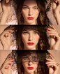 #Vittoria Ceretti#For Dolce & Gabbana 'Miss Sicily' lipstick<br/>随手截图+调色～<br/>能不能说Vitto有张电影脸看她好多大片都有这种感觉。