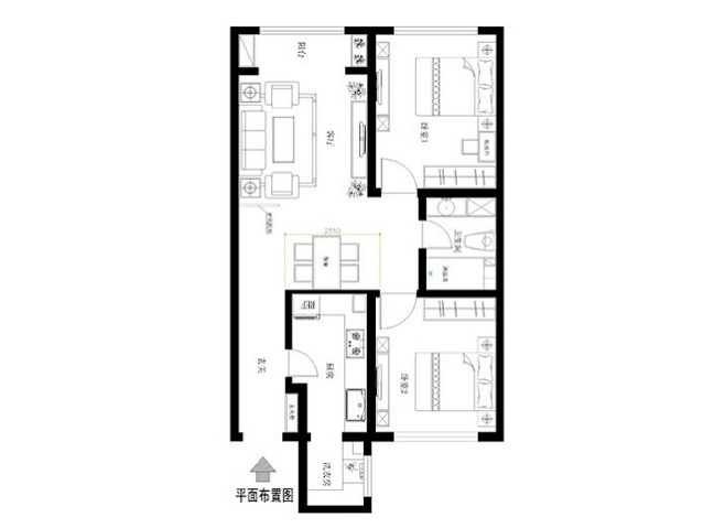6.5万大包回龙观融泽嘉园93平现代简约...