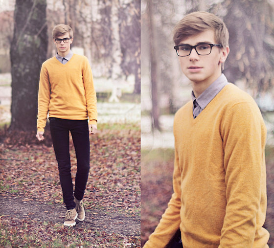 H&M Mustard Sweater,...
