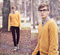 H&M Mustard Sweater, Grey Shirt, H&M Skinny Jeans, Dinsko Suede Desert Boots