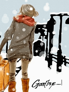 冬日远行一个人的旅途壁纸下载_游戏狗手机壁纸