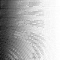 Black halftone pattern texture design vector