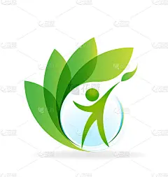 健康自然心脏护理矢量网络身份名片