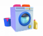 洗衣机 - 3D 图像