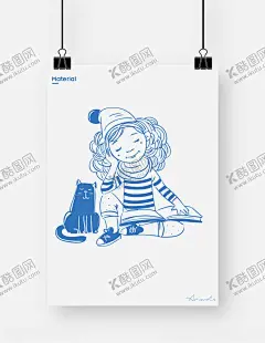 女孩 【酷图网】女孩,小女孩,书包,童话,绘本,简笔画,卡通,图案,线稿,素面,元素,图形,图标,纹身,标志,LOGO,矢量,矢量素材,底纹,暗纹,背景,手绘,标志设计,小图标