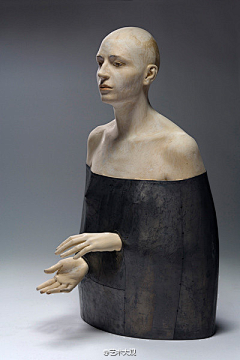 小七⑦采集到意大利雕塑家 Bruno Walpoth 木雕作品
