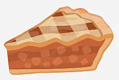 格子状卡通苹果派 免费下载 页面网页 平面电商 创意素材