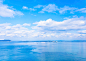 蓝色天空海边高清素材 天空 海边 素材 蓝色 免抠png 设计图片 免费下载