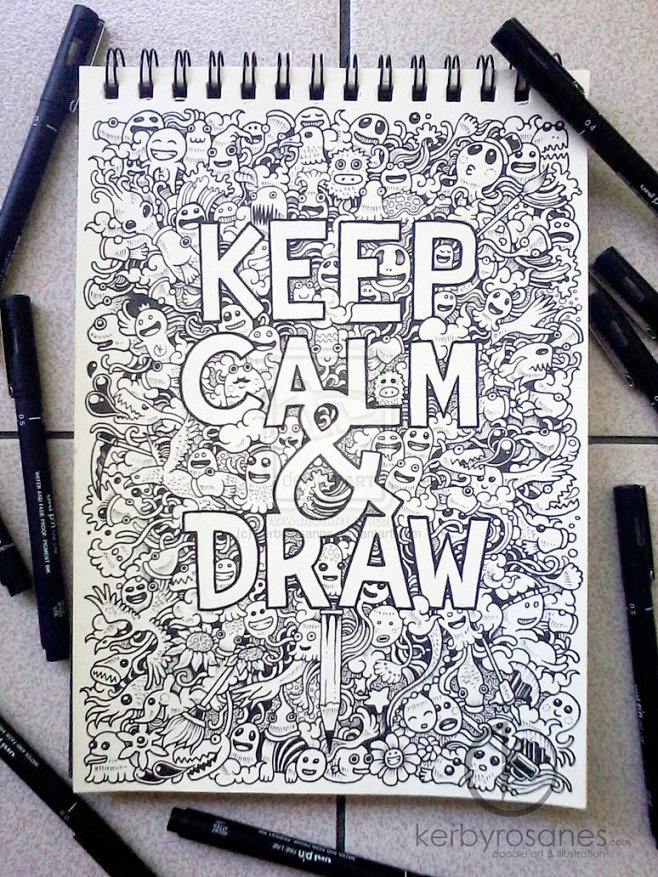 DOODLE ART: Keep Cal...