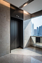 Lift Lobby at China Square Central, Singapore by DP Design: