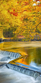 Autumn at Bond Falls, Michigan