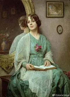 “阅读的女性”是绘画史中常见的主题。画中的女孩们手捧书籍、眼眸低垂，表情专注而宁静，展现出一种真实、温暖而又私人化的氛围。

在19世纪，一个女孩阅读时需要遵守种种规则，例如不可默读而要大声朗读；要读有道德感的书籍；不能在独处时阅读，等等。

从法国洛可可画家 Jean-Honoré Fragonard ​​​​...展开全文c