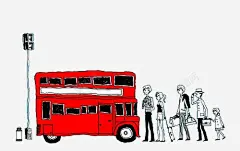 坐公家车 页面网页 平面电商 创意素材