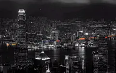 香港风光风景夜景宽屏壁纸桌面壁纸1