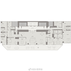 設計美學志采集到Floor Plans • 室内平面布局图