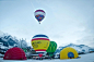 Festival International de Balloons in Château-d’Oex.