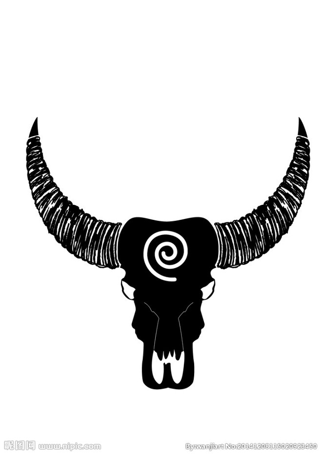 贵州原生态苗族图腾牛头