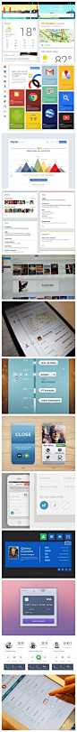 #UI赏析#“卡片式设计赏” 卡片设计的优点在于：1.能够更好的进行信息分类 2.信息呈递更加专一 3.方便整体布局设计 具体请参见：Google的卡片式设计 http://t.cn/z8tF3Yk 这里精选了一些优秀的卡片式设计。 #SKYUI#