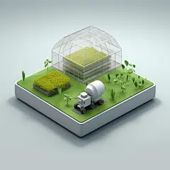 3d新能源建筑素材图片