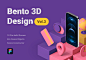3D视觉设计系统元素场景图标素材 Bento 3D Design Vol. 3 :  
