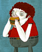 Fat kid fever - greg kletsel illustration