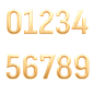 金色数字 (4)