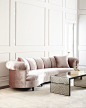 Haute House Audrey Channel-Tufted Sofa