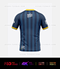15632足球运动队服装T恤POLO衫文化衫展示MockUp智能贴图PSD样机-淘宝网