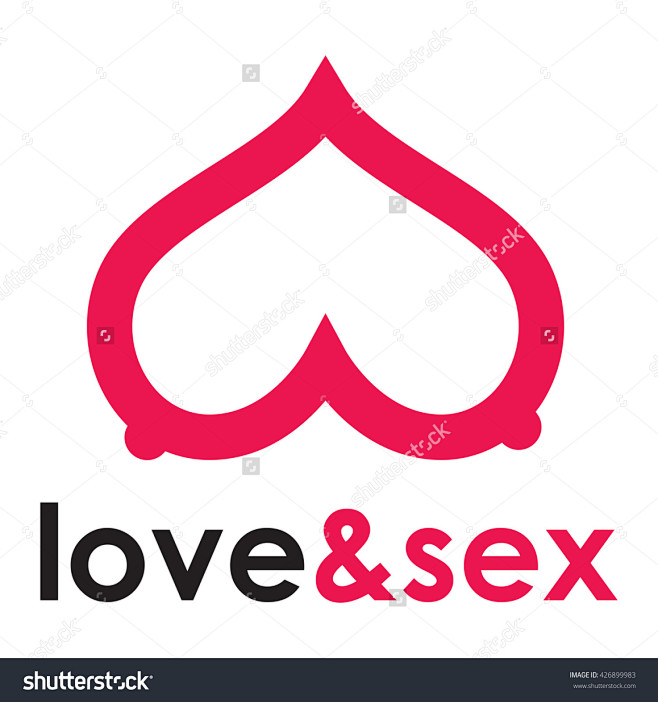 性用品商店的标志乳房