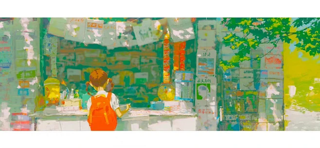 00后超人气插画师 丁丁框 毕业设计作品《旧里寄怀》-花瓣网