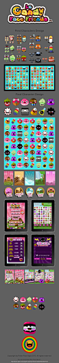 Le Candy Face Friends - IOS App on Character Design Served