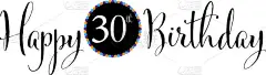 三十岁生日快乐-三十岁