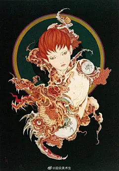 日本浮世绘大师Takato Yamamoto 作品欣赏