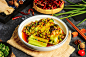 凉拌黄瓜条餐饮美食菜品摄影图片