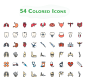 Icons : 216 Total Medical Icons; 6 categories in 4 styles.
36 Organs icons, 48 Dental icons, 36 Bones icons, 36 Diseased Organs icons, 48 Medicine icons, 36 Broken Bones icons. Icons come in Ai, EPS, SVG & PNG format.