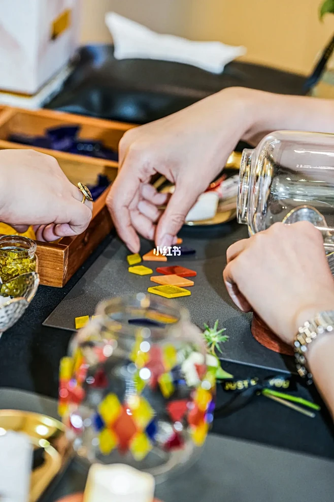 高端美学活动策划｜马赛克香薰烛台手作沙龙